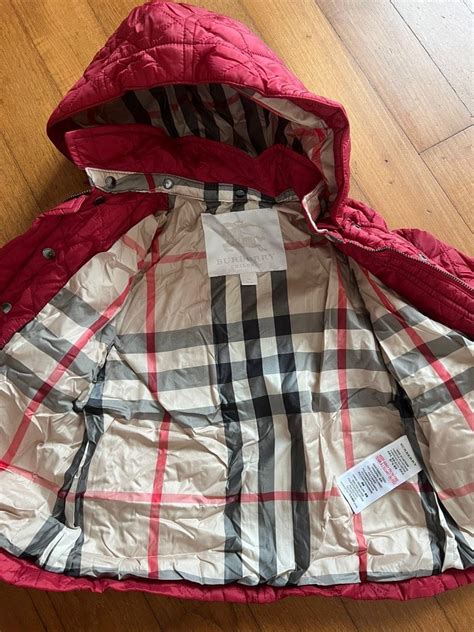 authentic Burberry winter jacket